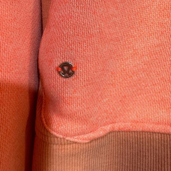 Lululemon Peach Full Zip On the Daily Hoodie Size 4 - Picture 8 of 9
